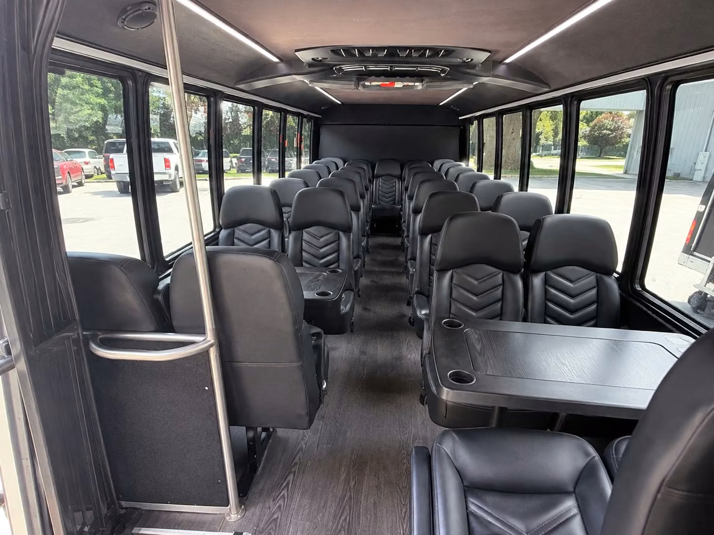 15 passenger minibus inside