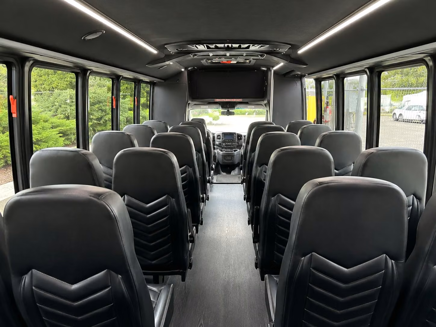 20 passenger minibus inside