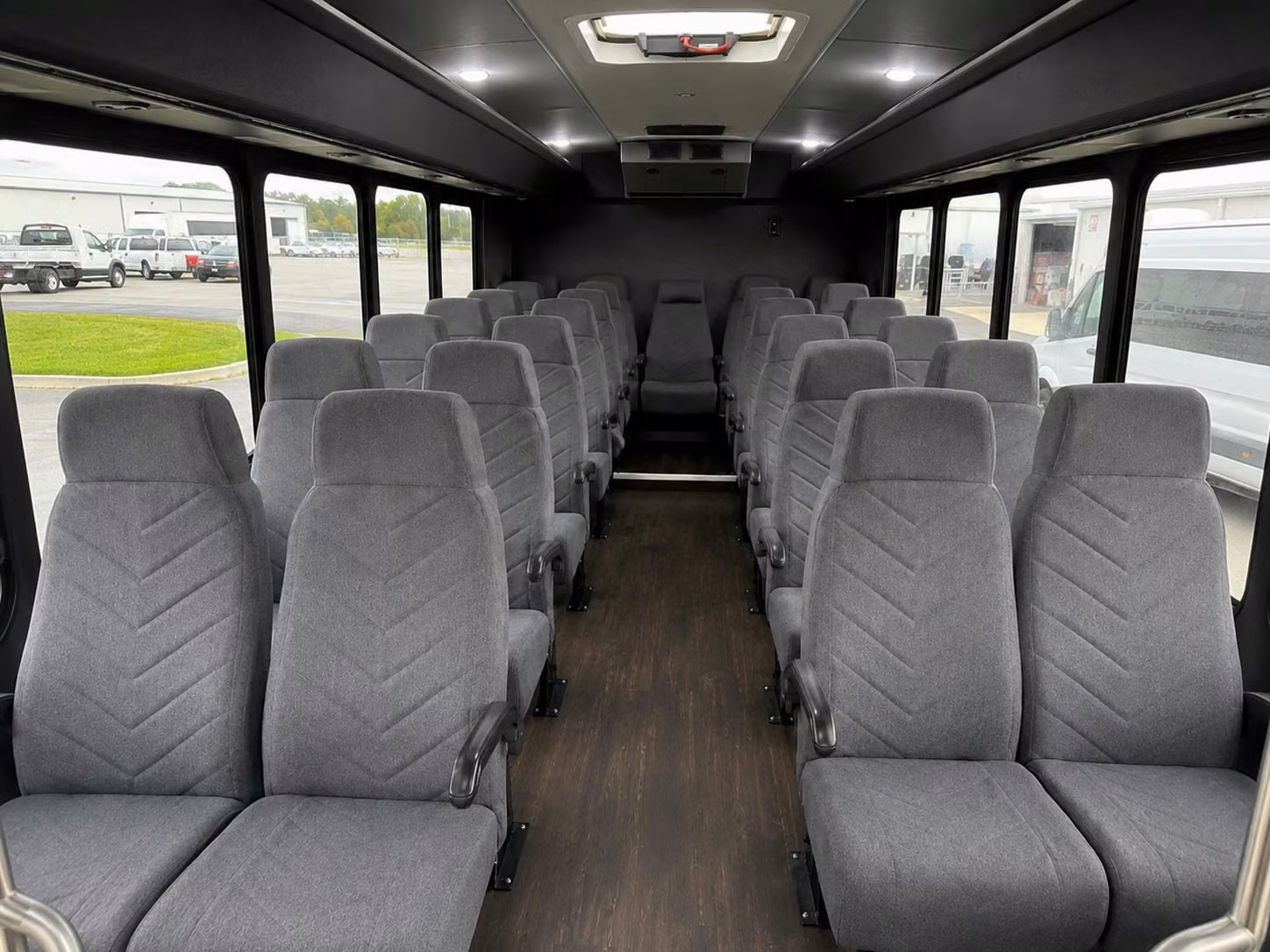 20 passenger minibus interior