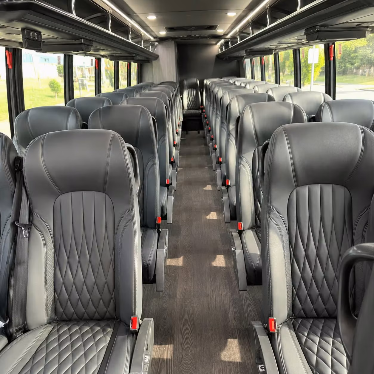 25 passenger minibus inside