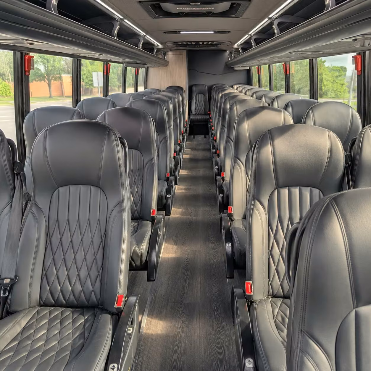 25 passenger minibus interior