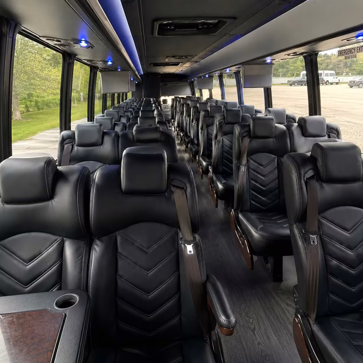 28 passenger minibus inside