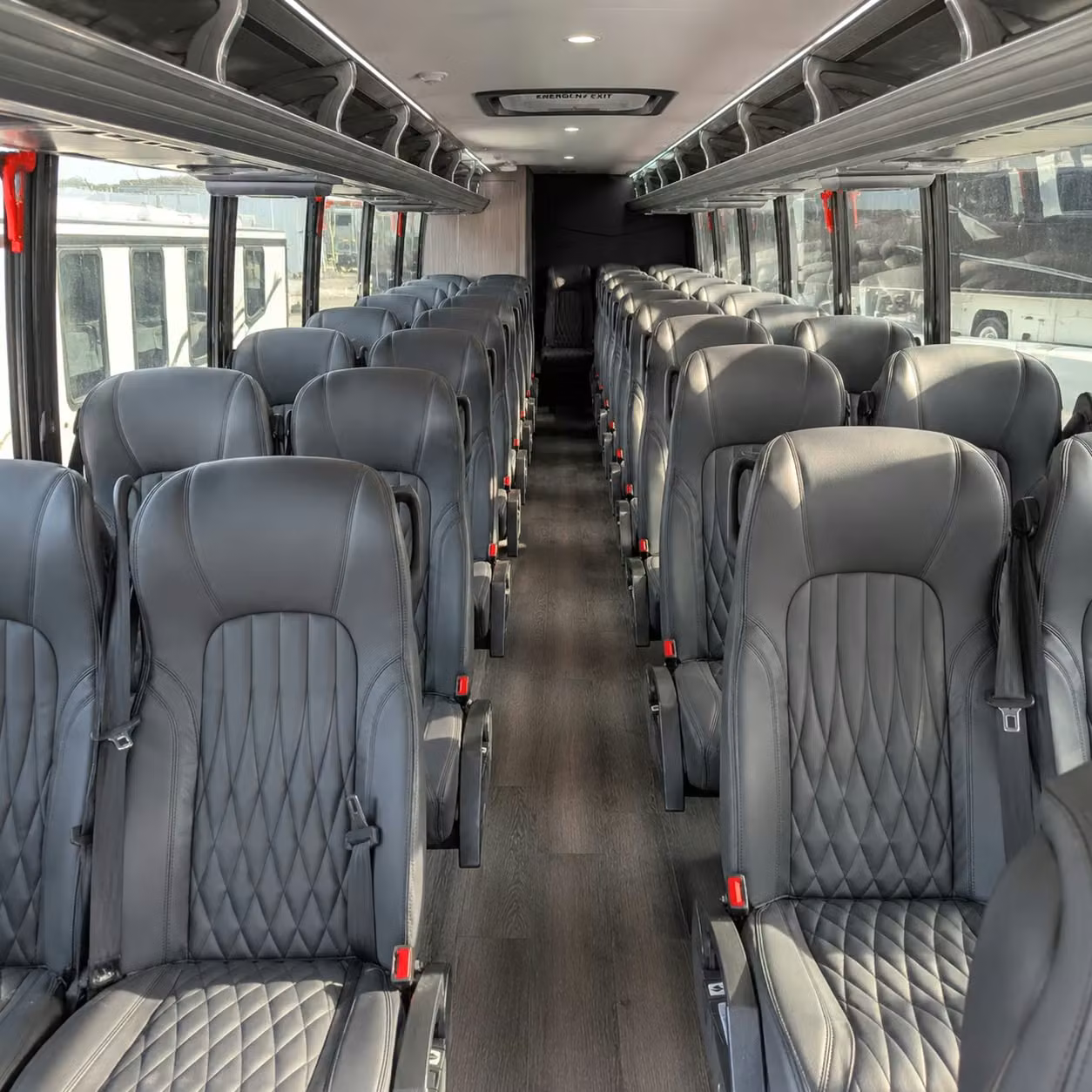 28 passenger minibus interior