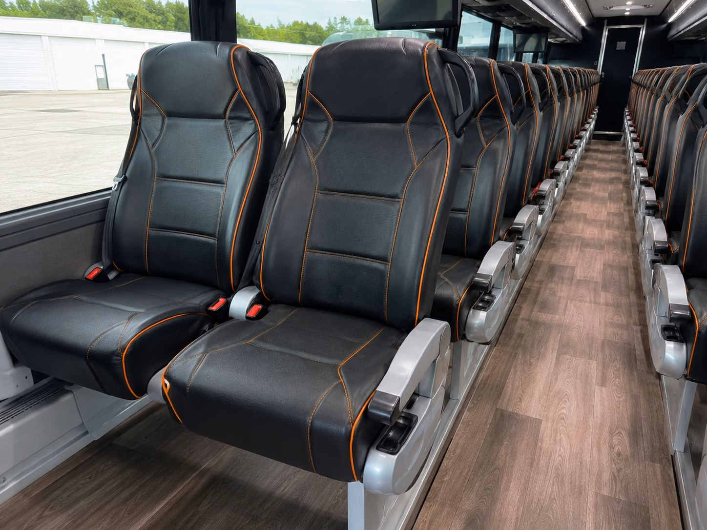 concord charter bus interior
