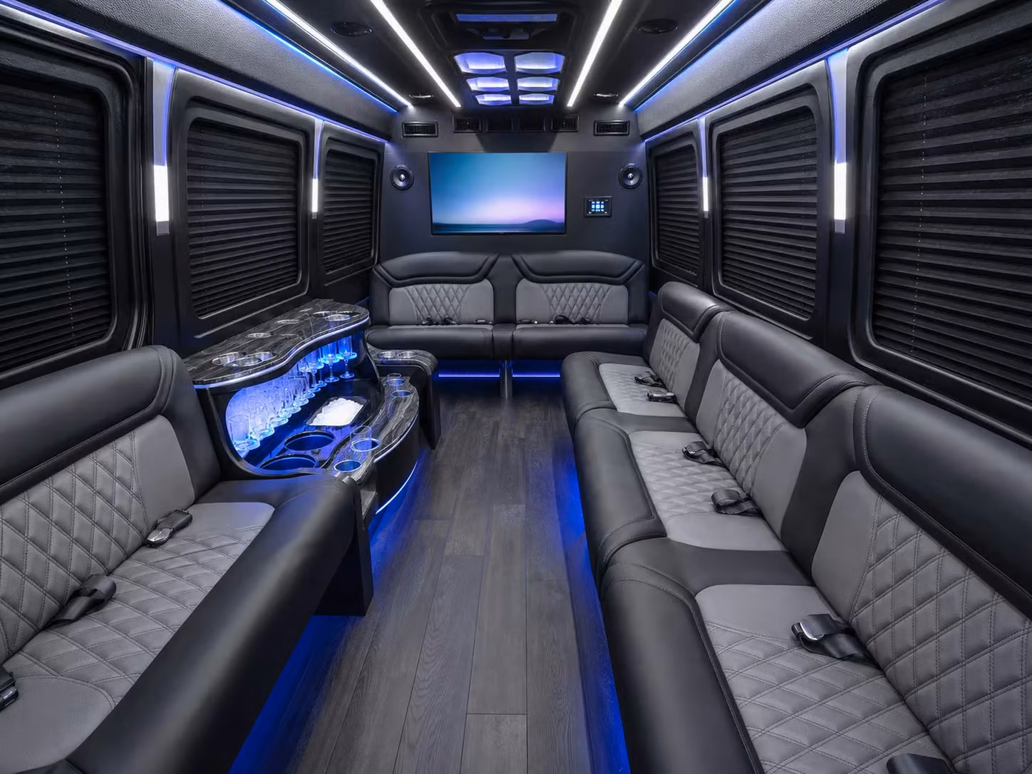 concord sprinter van rental with driver