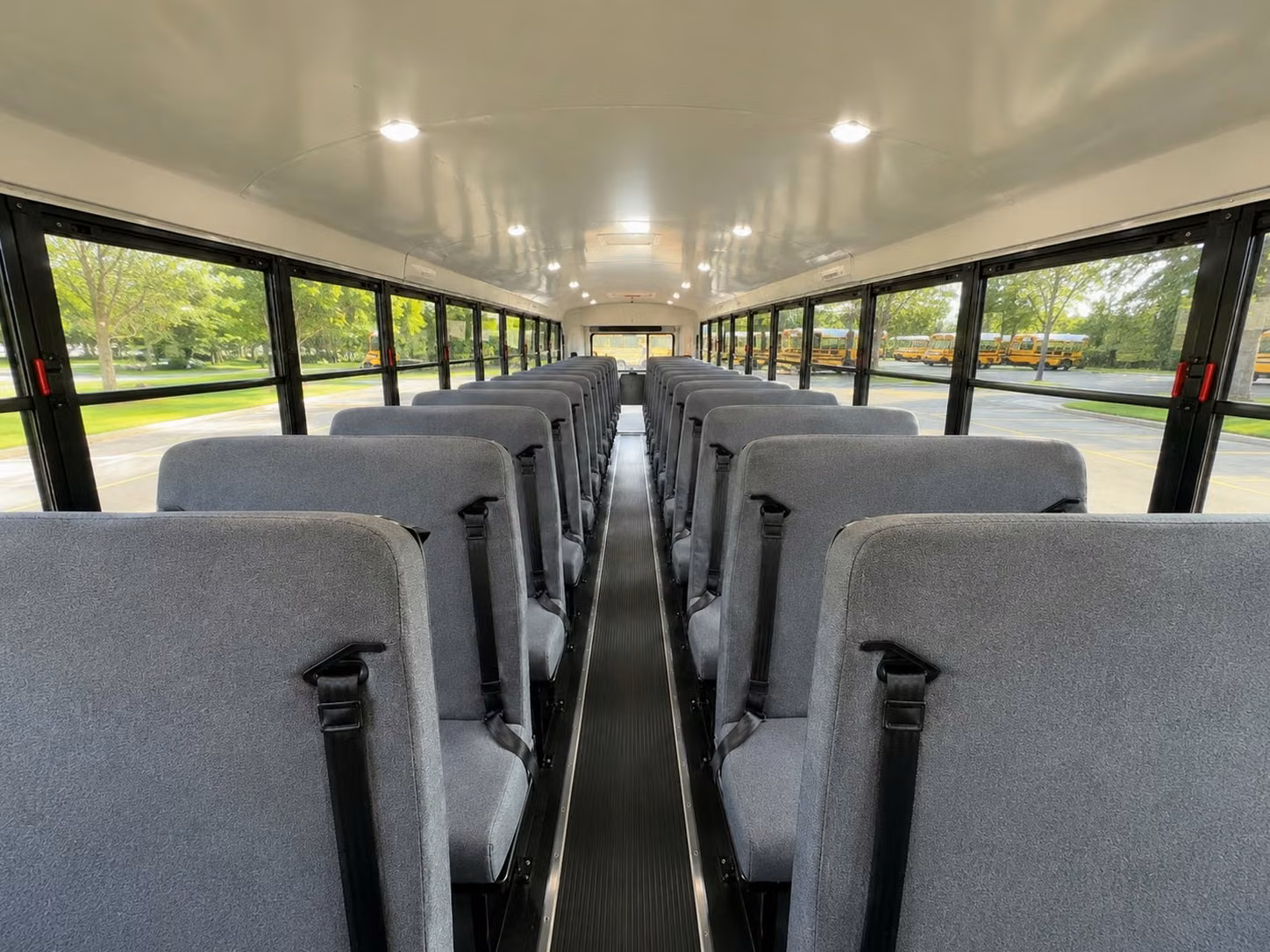 school bus interior